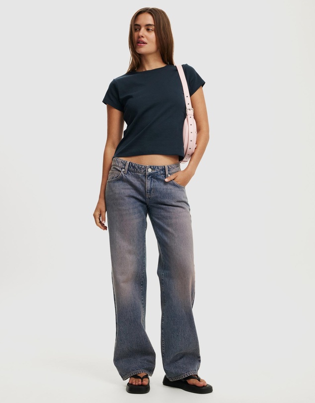 Cotton On - Low Rise Straight Jeans