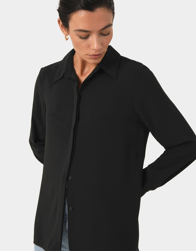 Forcast - Kevin Relax Fit Crepe Shirt
