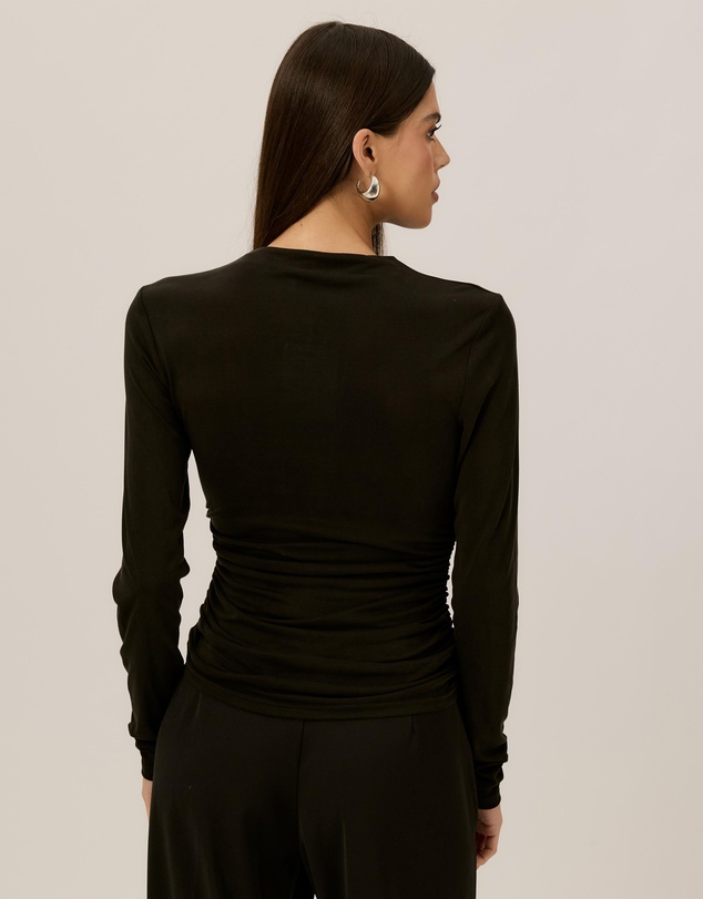 Tussah - Lana Jersey Gathered Long Sleeve Top