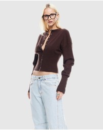 Lioness - Head In The Clouds Cardigan - ICONIC EXCLUSIVE