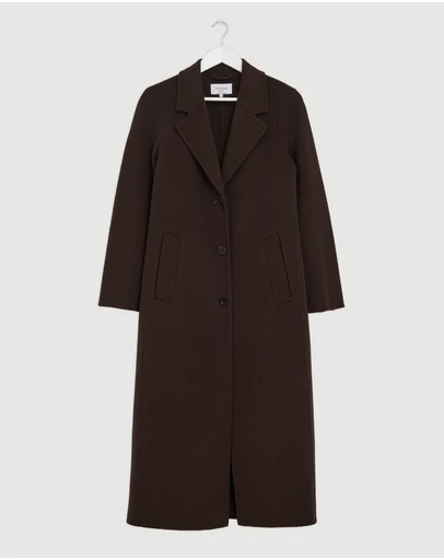 Revibe - Repaired Minima Esenciales Dulcie Relaxed Wool Coat - AU 6