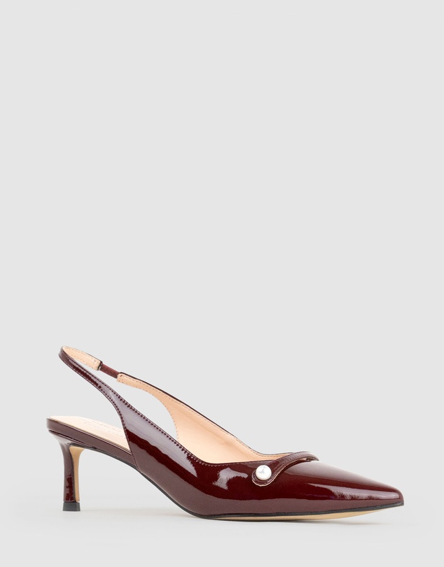 Edward Meller - DIVINE55 Slingback Pump with Pearl