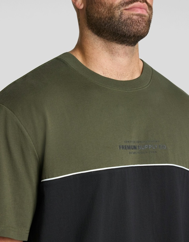 Johnny Bigg - Block Panel Relaxed Fit Tee