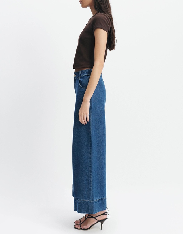 Aje Studio - Kendall Denim Wide Leg Jeans