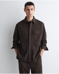 COS - Relaxed Boiled-Wool Overshirt