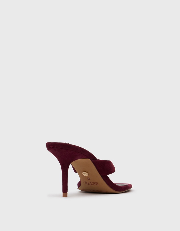 Betts - Ruby Leather Thong Mule Sandals