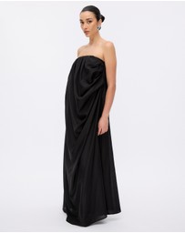 Minima Esenciales - Lana Draped Maxi Dress