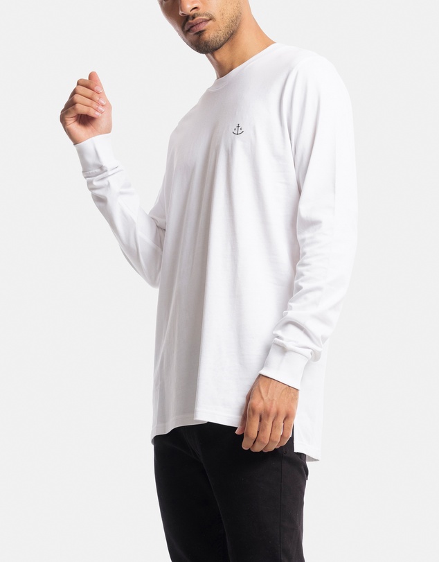 Stock & Co. - Stock & Co Anchor Embroidery Long Sleeve Tee