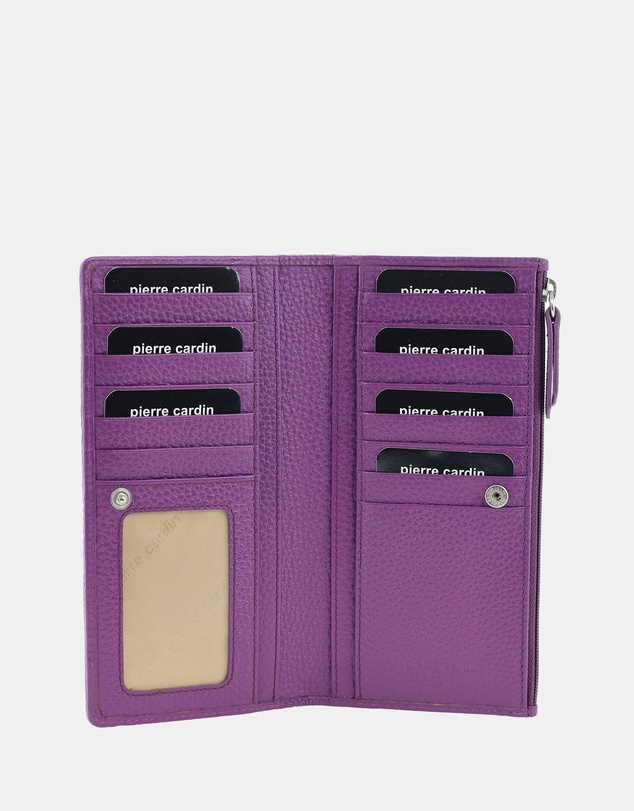 Pierre Cardin - Pierre Cardin Genuine Ladies Leather Bi-Fold Wallet