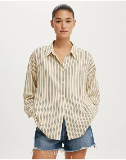 Cotton On - Haven Relaxed Long Sleeve Shirt