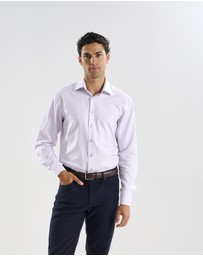 3 Wise Men - 3 Wise Men Regent Purple Print Shirt