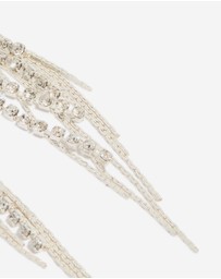Lovisa - Silver Diamante Waterfall Drop Earrings