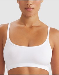 adidas Sportswear - 2 Pack Active Modal Comfort Wirefree Bralette With Cotton