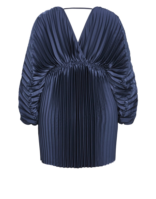 City Chic - Chloe Pleat Mini Dress