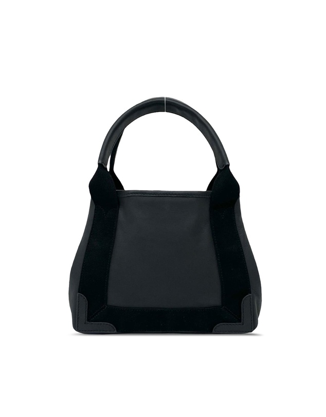 Pre-Loved by Azura Reborn - Pre-Loved Calfskin Perforated Navy Cabas Tote XS