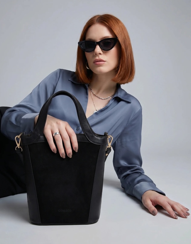 Cobb & Co - Parkwood Suede Leather Crossbody Bag