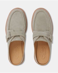 Sperry - Captains Oxford Mule Leather Suede Silver Sage- Women's