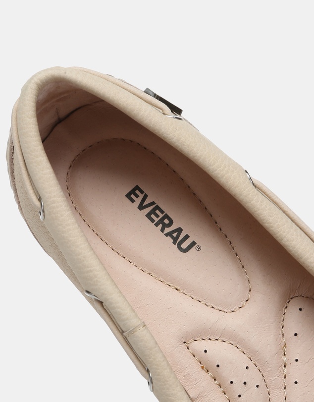 EVERAU - EverAU Ugg Monty Cow Leather Upper Loafer Oxfords Flats