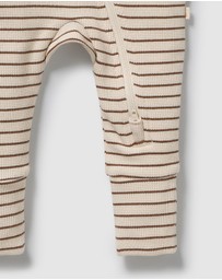 Wilson & Frenchy - Organic Waffle Zipsuit - Babies