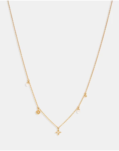 By Charlotte - Gold Live in Peace Choker