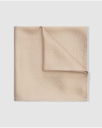 Politix - Silk Textured Two-tone Pocket Square