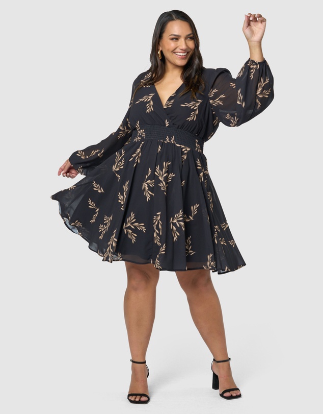Pink Dusk by Curve Project - Kiss Kiss Midi Dress