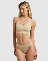 Lauren by Ralph Lauren - Lauren Seamless Recycled Jersey High Leg Bikini Brief