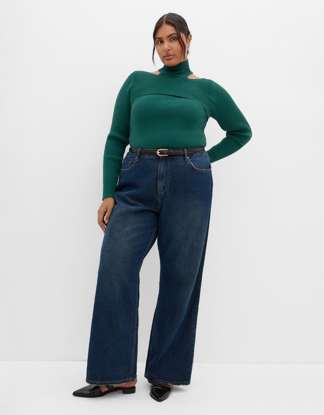 City Chic - Remi Cut Out Jumper