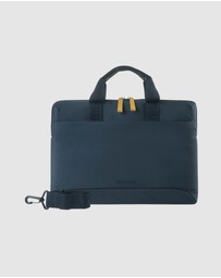 Tucano - Tucano Smilza Super Slim Laptop Bag Blue for 14 Inch Laptops and MacBook Pro with Strap and Pocket