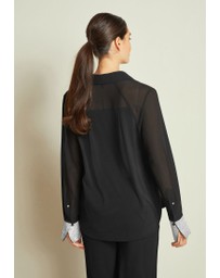 NEXT - Embellished Cuff Detail Button Up Shirt