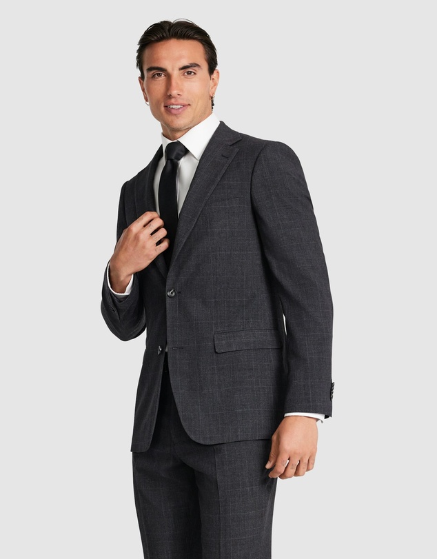 Tarocash - Lev Slim Check Suit Jacket
