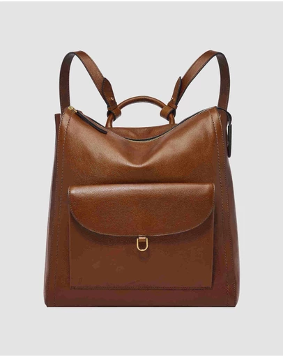 Fossil - Fossil Parker Brown Backpack ZB1836200