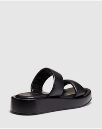Just Because - Sarita Leather Flatform Sandals