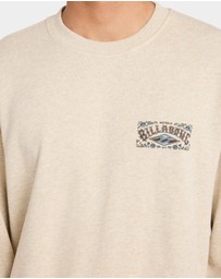 Billabong - Mens Short Sands Crew Neck Fleece Top