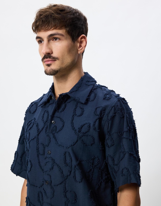 Scotch & Soda - Jacquard Short Sleeve Shirt