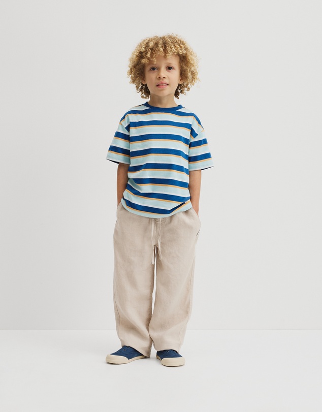 Country Road - Oversized Stripe Short Sleeve T-shirt