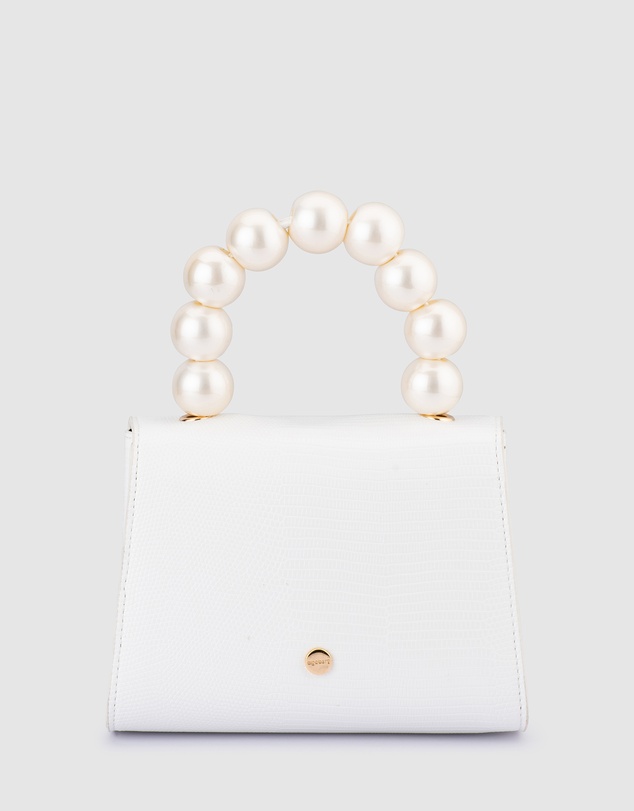 Olga Berg - PETA Pearl Handle Bag