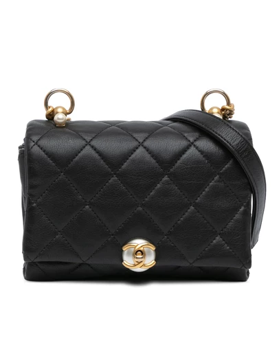 Pre-Loved by Azura Reborn - Pre-Loved chanel Mini Flap Bag with Pearls