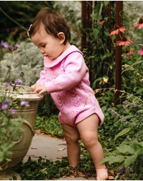 Fleur Harris - 'Days of Enchantment' Heart Romper in Lilac
