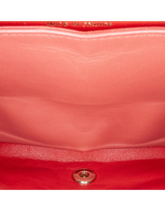 Pre-Loved by Azura Reborn - Pre-Loved Medium Classic Chevron Lambskin Double Flap