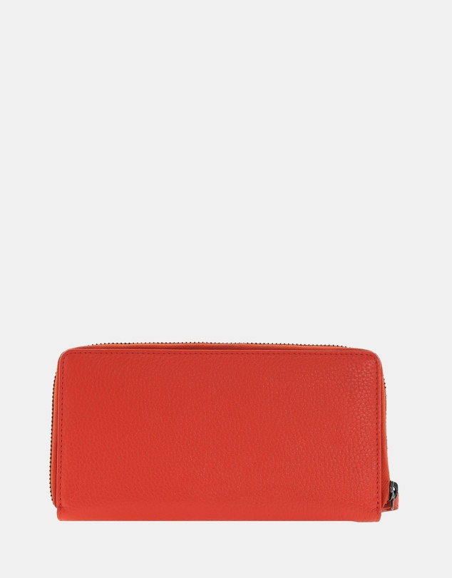 Pierre Cardin - Pierre Cardin Women's Leather Zip around wallet w/ Wristlet