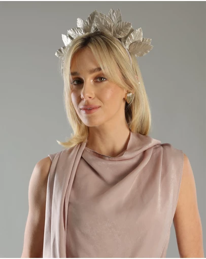 Morgan & Taylor - Amaryllis Headpiece in Gold