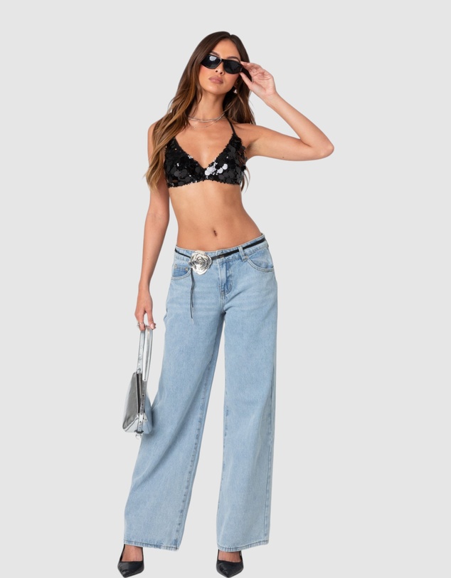 EDIKTED - Sabina Sequin Bralette