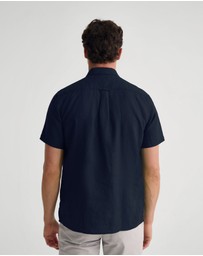 Oxford - Leyton French Linen Short Sleeve Shirt