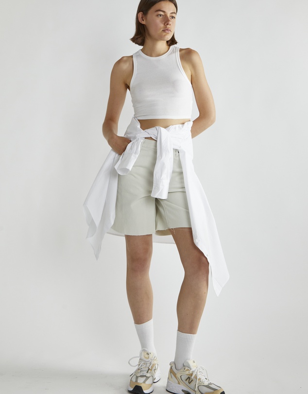 Glamorous - Raw hem denim shorts