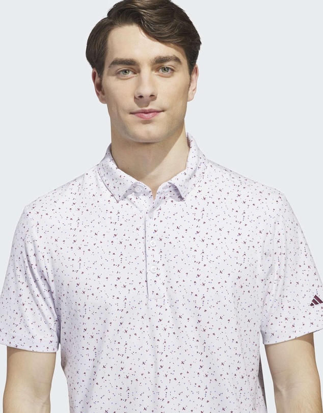 adidas Performance - ULTIMATE365+ CLIMACOOL BUTTERSPUN BREAK OUT PRINT POLO SHIRT Mens