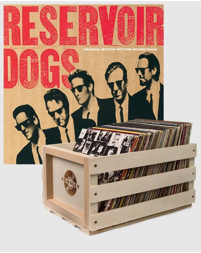 Universal Music - Crosley Record Storage Crate & Soundtrack Reservoir Dogs - Vinyl Album Bundle