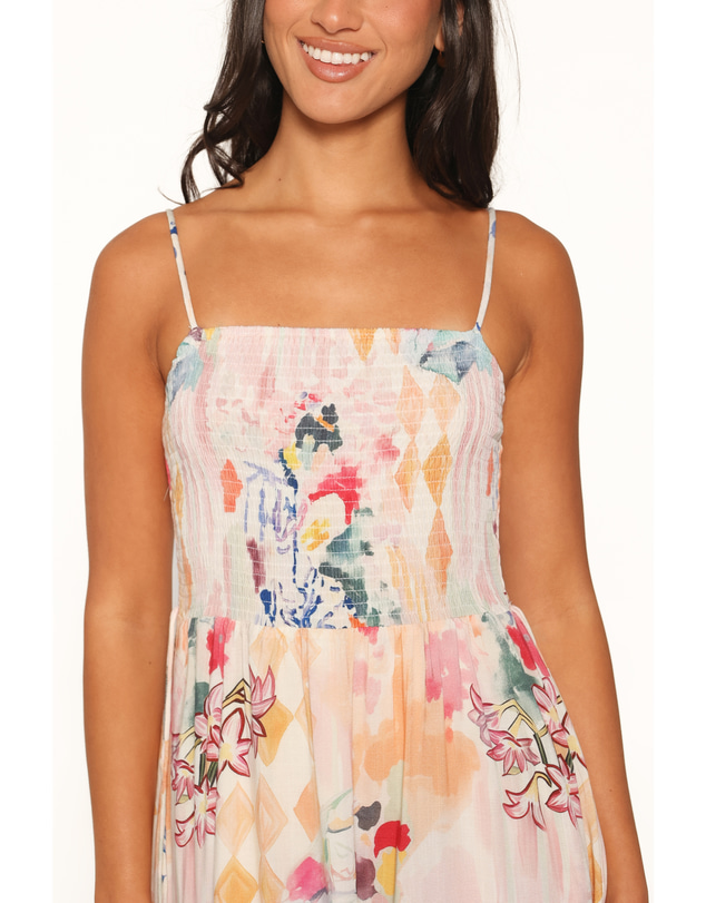 Petal & Pup - Kalyn Maxi Dress - Pink Watercolor