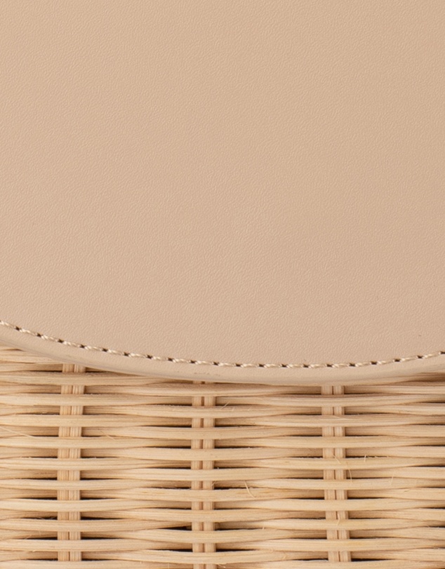 Olga Berg - Elle Wicker Top Handle
