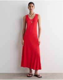 COS - Asymmetric Jersey Midi Dress
